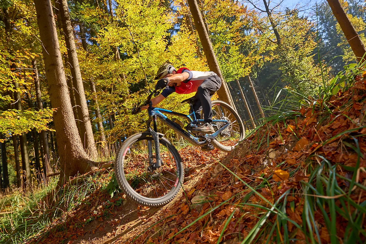 Abfahrt auf den Burgenland-Trails